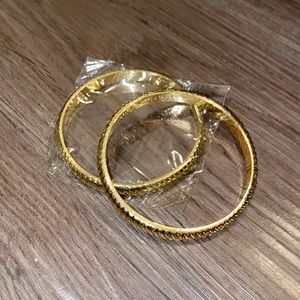 Lilly Pulitzer Gold Bangles